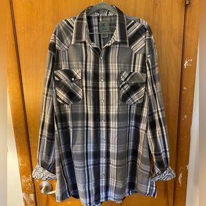 Men’s snap front work shirt